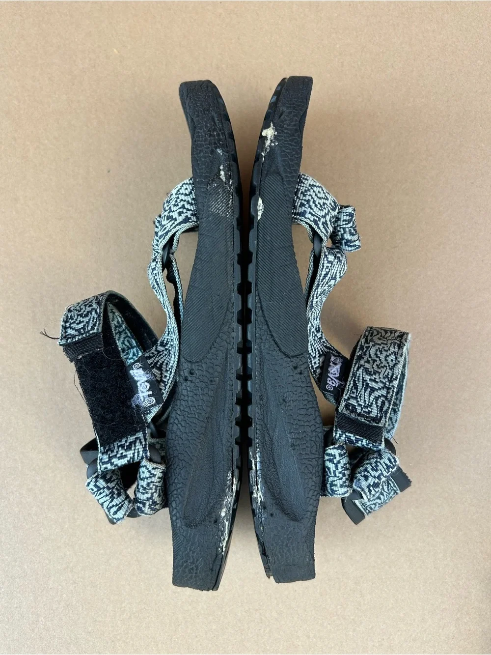 Teva Original Outdoor Sport sandals Women’s 9W Strappy Hiking Black Grey